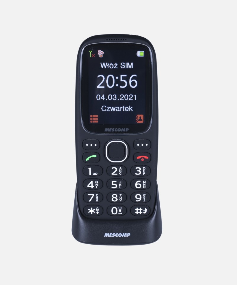 Telefon komórkowy dla seniora MT-180 SOS Hektor Elegant